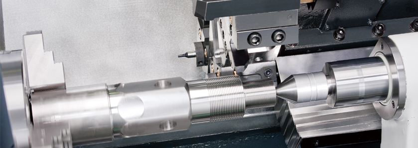 CNC High Speed Turning Center Turret close-up