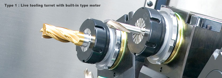 CNC Maximum Performance Turning Center GS-600 Series Turret close-up